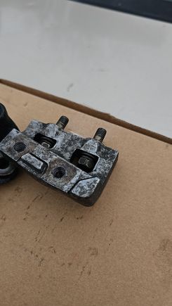 Mounting bracket for the accord slave cylinder - which turns out to be a   removable add-on!!!  why Honda?!??!