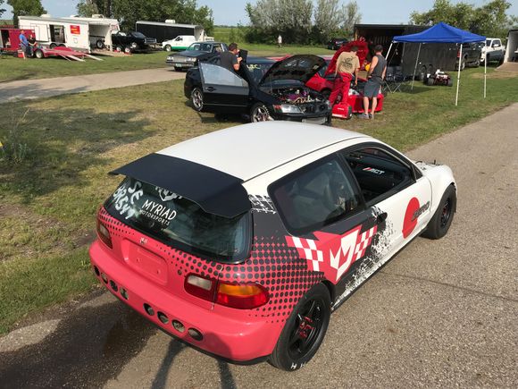 Office sign Company wrapped the car bringing it to the next level!