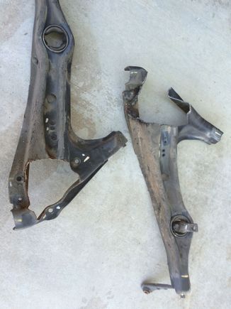This is what is left of the of the CR-V trailing arms