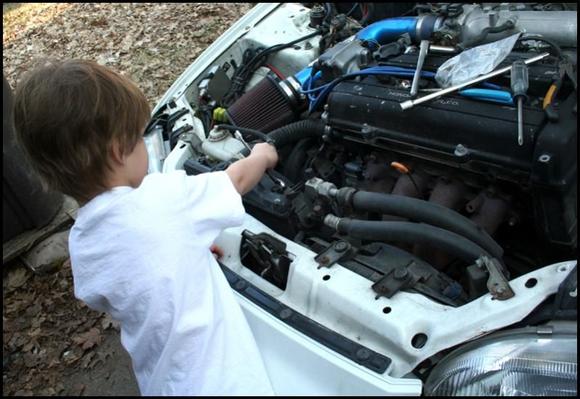 My son Nehemiah Wrenchin'