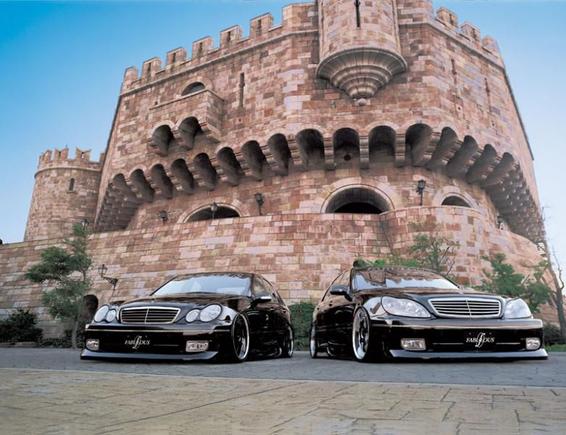 2002 Mercedes-Benz E500 and S600
