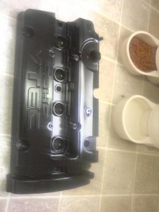 i just had to paint it the bare metal was ugly