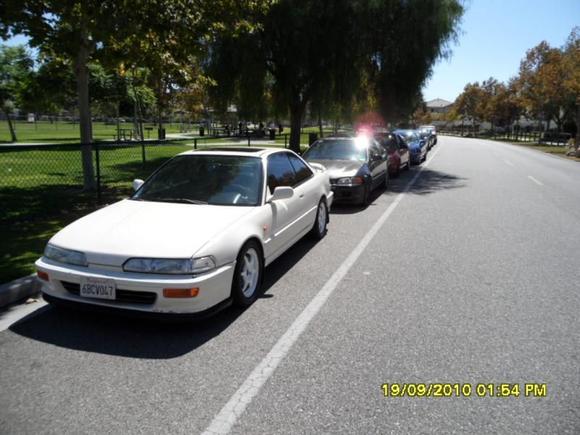 a good amout of cars showed ..more than expected hahaha