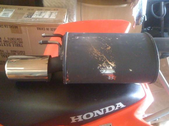 07 civic si Muffler