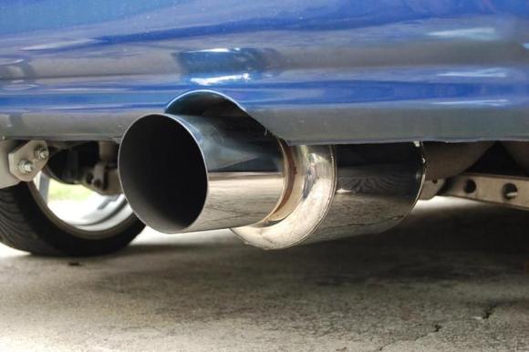 Ebay exhaust? Not a chance. Edelbrcok catback Thundermuff system. They used to call this a "dunk" style muffler.