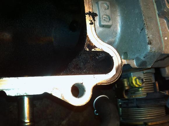 dirty area on plenum