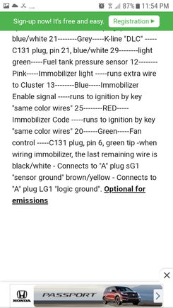 J32 "A" ecu diagram :  pin 12 pink immobilizer is there but in pin 7 (not as the diagram calls for) missing?
Pin 13 blue immobilizer enable signal is in pin 12 (not as diagram calls for) missing?
Pin 25 red immobilizer code is not in the harness completely the pin out on the plug/harness is empty ... missing?

The only solid red wire in thie part of harness is the clutch relay in pin 17 ?????
