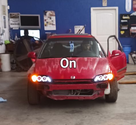 New Halos, going to  wrap the hideous hood with Vvinyl carbon fiber..