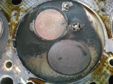 Burnt valves