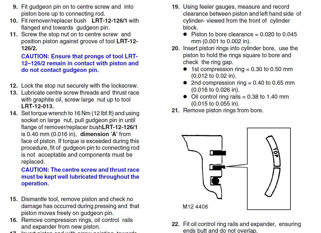 Piston Ring Instpection; Crankshaft Pin Oil Clearance (Plastigauge Method)  - Mitsubishi 4G9 User Manual [Page 156] | ManualsLib
