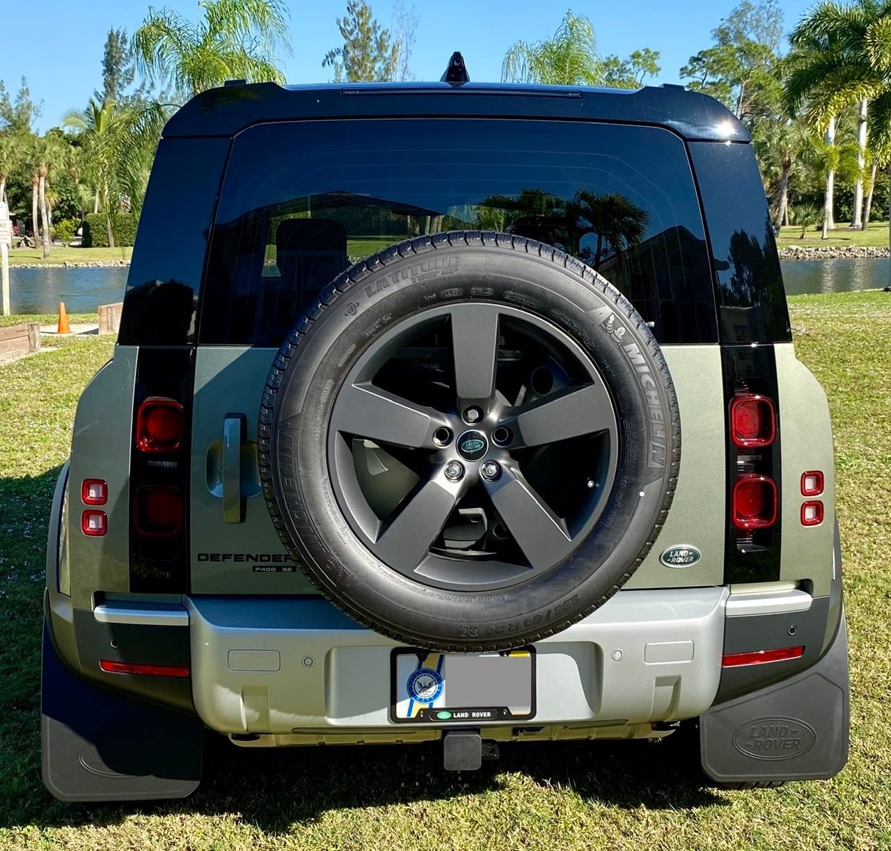 LR Spare Tire Cover Defender 1 STC7889 Land Rover Forums Land Rover
