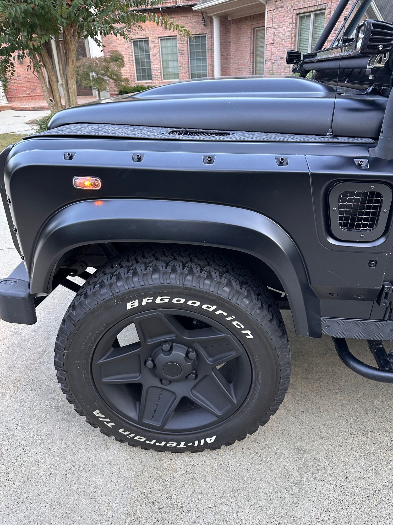 1997 Land Rover Defender 90 - ALL CUSTOM Matte Black, luxurious interior - Used - VIN Saldv2240va117988 - 66,500 Miles - 8 cyl - Automatic - SUV - Black - Roswell, GA 30075, United States