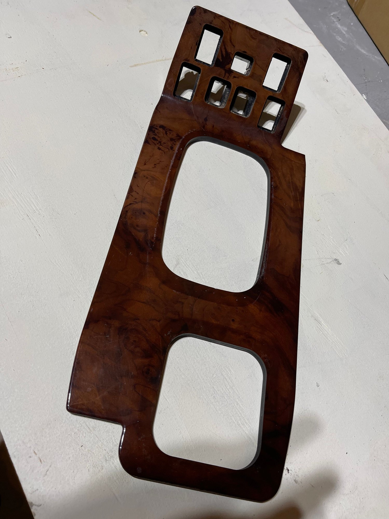 Interior/Upholstery - Wood shifter bezel trim deck switch plate - Used - 1998 to 2004 Land Rover Discovery - West Chester, OH 45069, United States