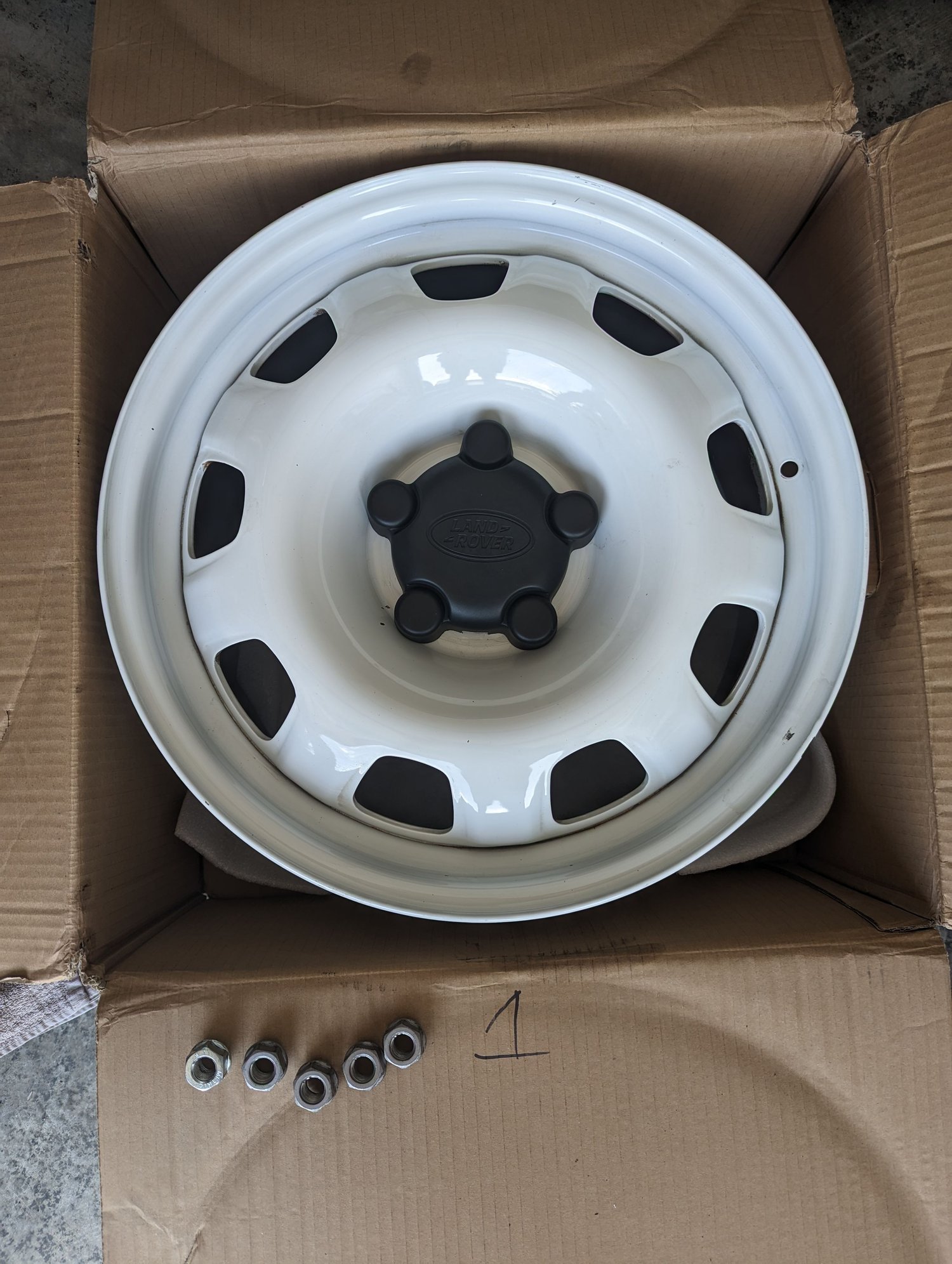 Wheels and Tires/Axles - White defender steelies - 5 - Used - 2020 to 2024 Land Rover Defender 110 - Pass Christian, MS 39571, United States