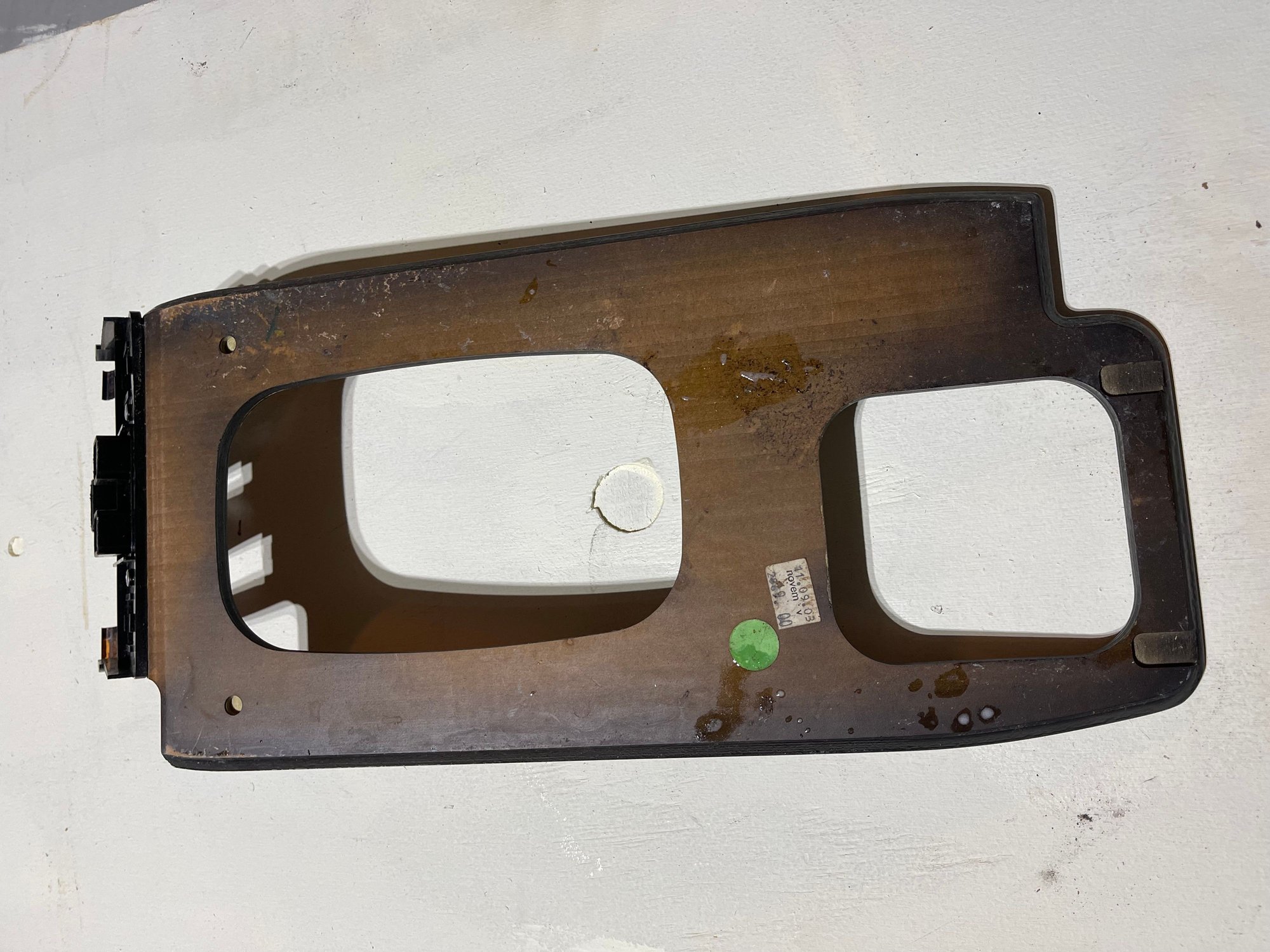Interior/Upholstery - Wood shifter bezel trim deck switch plate - Used - 1998 to 2004 Land Rover Discovery - West Chester, OH 45069, United States