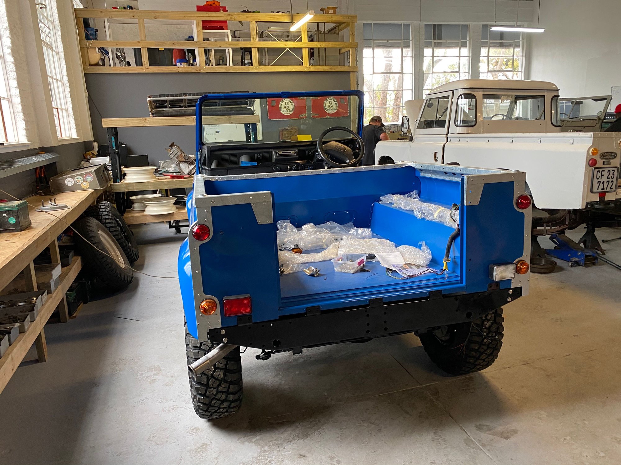 1997 Land Rover Defender 90 - Land Rover defender 90 300 Tdi Soft-Top (Frame-on Restored) - Used - VIN 16L52554A - 1 Miles - 4 cyl - 4WD - Manual - SUV - Blue - Atlanta, GA 30305, United States