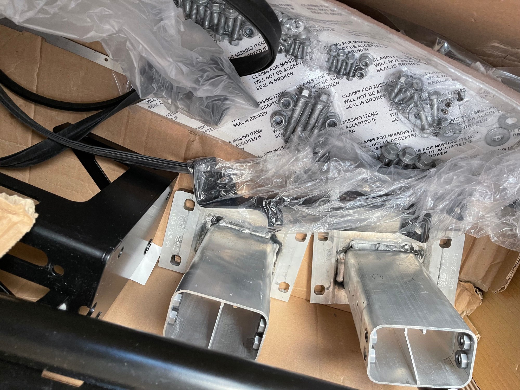 Accessories - New Defender new OEM Winch mount,Warn Winch, mud flaps, rear recovery bumper rings - New - 2020 to 2022 Land Rover Defender - Sammamish, WA 98074, United States