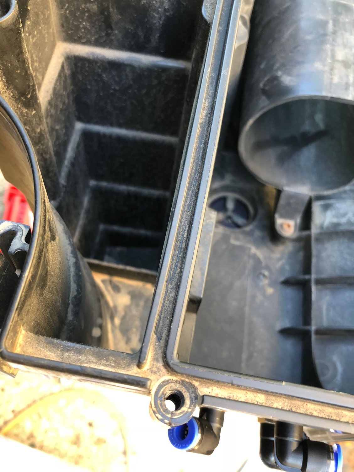 LR3 stock air filter box is not water tight Land Rover Forums