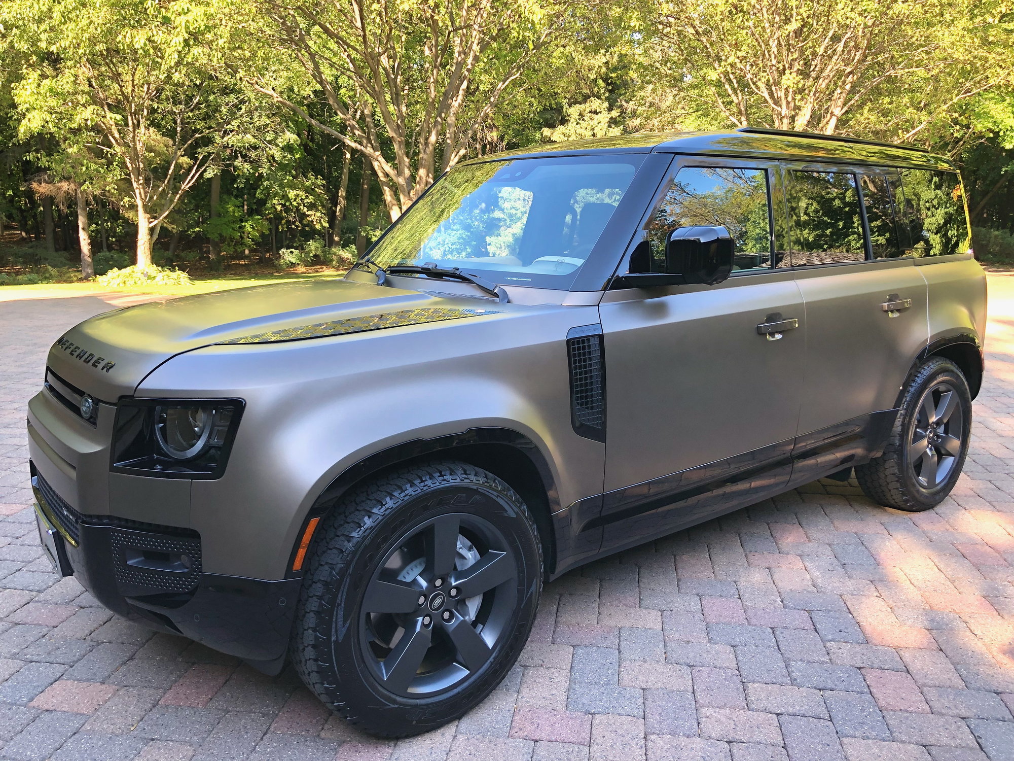 2023 Defender Factory Satin Wrap Initial Impression - Land Rover Forums ...