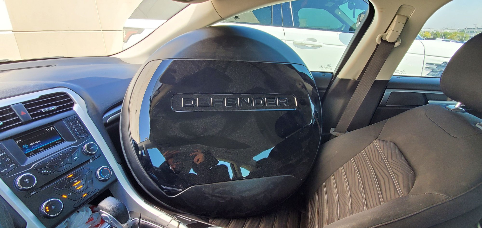 Accessories - Defender Spare Tire Cover - Used - 2020 to 2021 Land Rover Discovery - Hurst, TX 76053, United States
