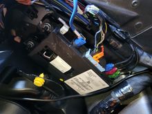 Telematics unit battery cover removed. Size 10 torq if i remeber correctly. 