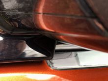 Love how they started the door sill stripe under the mirror.