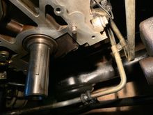 Pretty clean here - used diesel, shop towels, scotch brite 