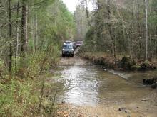 Nice little car wash on the way out, only 3 feet deep... I wish all trails had one.