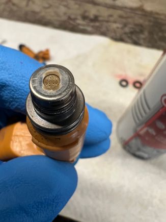 Dirty injector missing part 