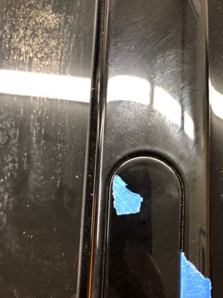 How it looks installed. Just no room to get anything in to depress the tab. Most things thin enough are too flimsy to push the tab in.