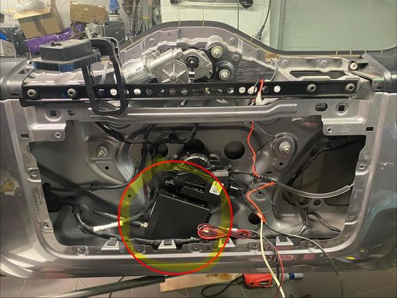 CB mounted