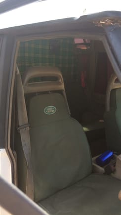 The seats that I had the logo pot on