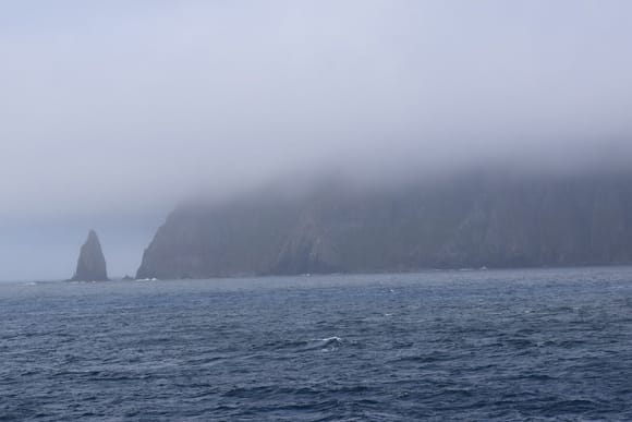 Entering the Aleutian Islands