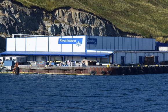 American Seafoods Group owned Distribution Warehouse: Kloosterboer. This is where we offload the frozen already processed fish.