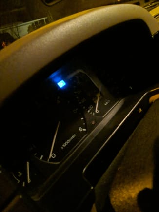 Even after the key is removed, engine off, and the headlight switch turned completely off, this light is still illuminated on the dash
