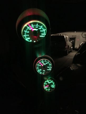 Cold idle at 50 psi. I was off about 5 psi from my original post...