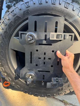 Lucky 8 told me the jack and the shovel were mounted to the plate behind the one in my hand. So I’m wondering what the previous owner would have done with this plate, or how he mounted it. Any Trek edition owners out there?