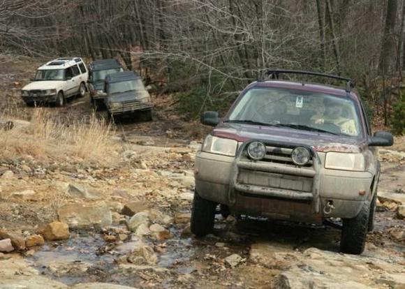 John Leading the way in his FreeLander