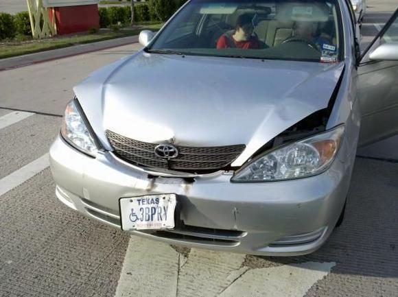 Had rover for less than 48hrs sitting at stoplight, bam, LR score 1 , Toyota 0, Toyota ran into the rear step under the bumper, thats it, rear step has a smudge on it.