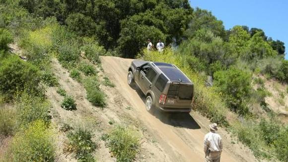 Up the hill