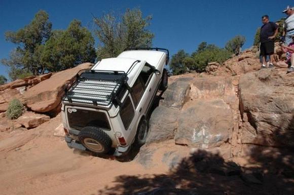 Starting up Upchuck near Moab