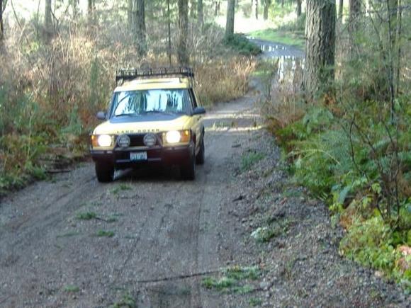 made it through the (deeper than expected) mud &quot;pond&quot; in the background