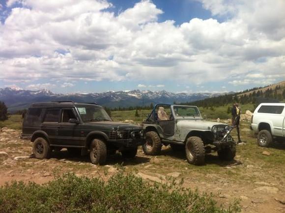Made it to the 1st parking spot at Red Cone