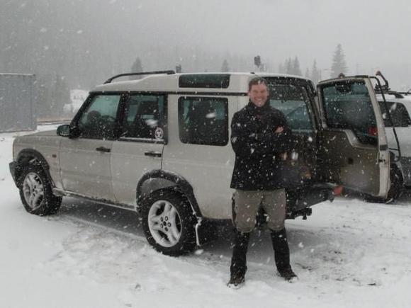 At the trail head at Moffat Tunnel, near Rollinsville