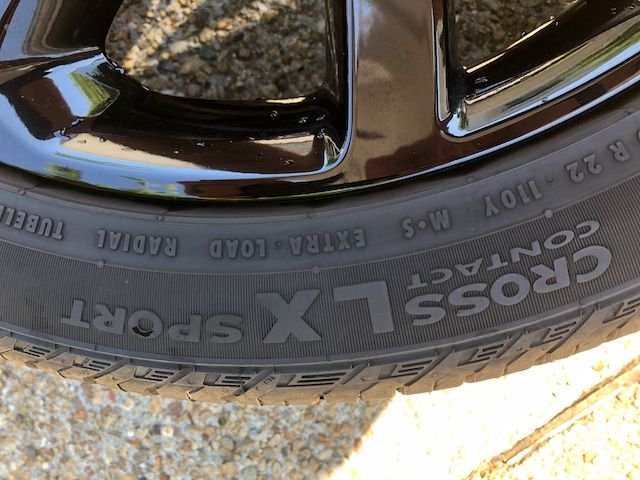 Wheels and Tires/Axles - 22" Wheel/Tire package for Disco 5: 22" 'Style 5011' and CROSSCONTACT LX SPORT - Used - 2017 to 2023 Land Rover Discovery - Virginia Beach, VA 23454, United States