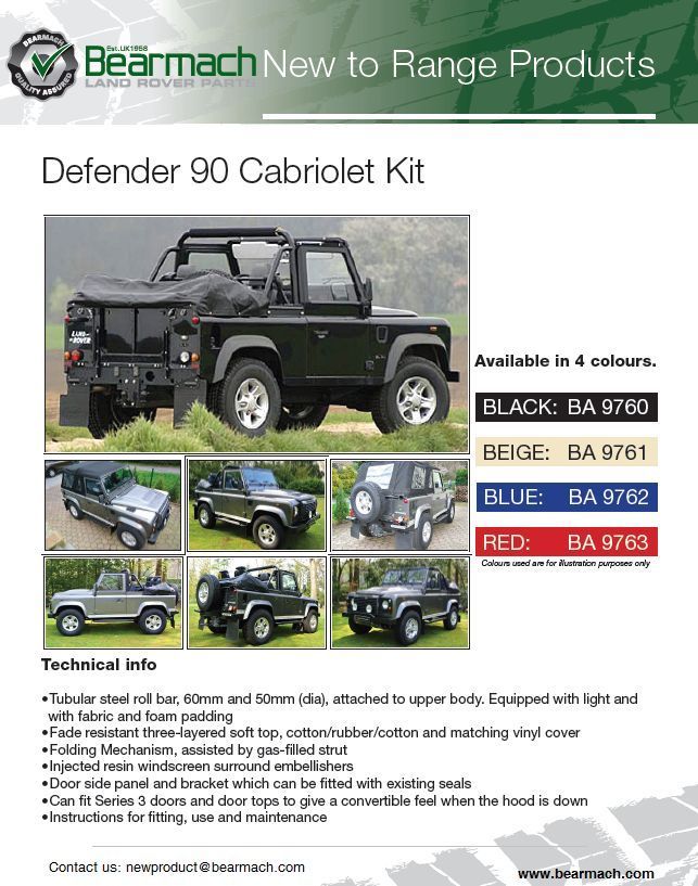 Defender 90 Cabriolet