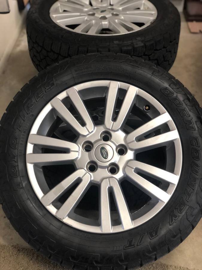 Wheels and Tires/Axles - LR4 stock rims & Toyo AT tires - Used - All Years Land Rover LR4 - Eagle, ID 83616, United States