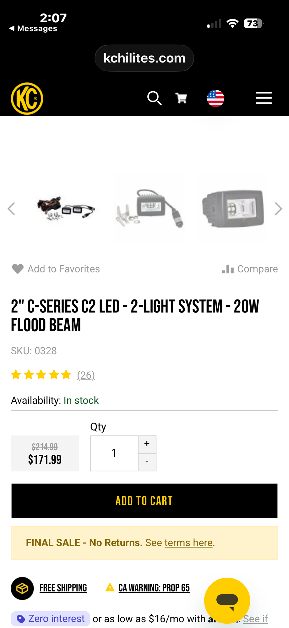 Lights - KC LED light bundle - Used - -1 to 2027  All Models - Huntington Beach, CA 92649, United States