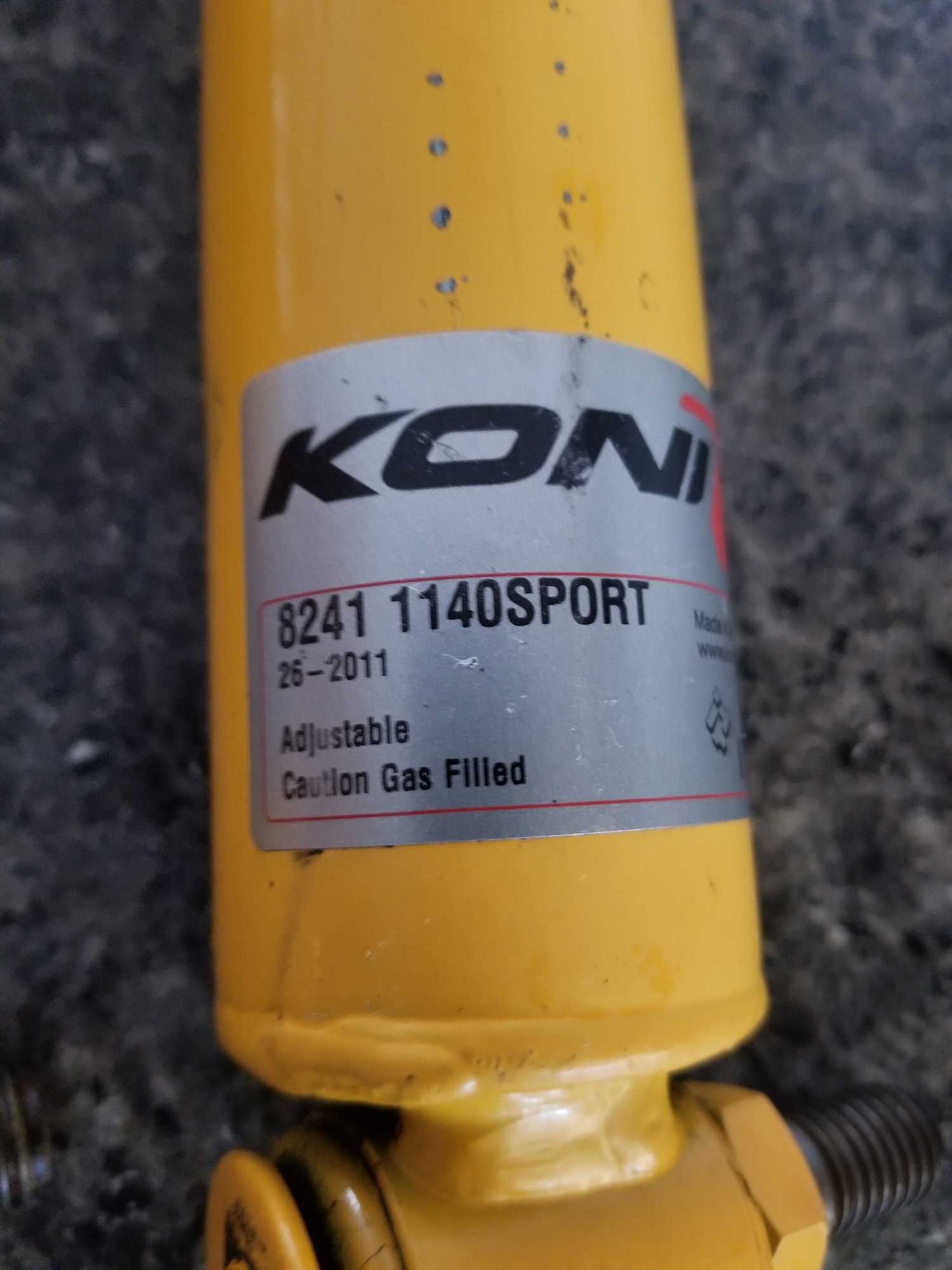  - Rear koni yellow adjustable shocks - La Puente, CA 91744, United States