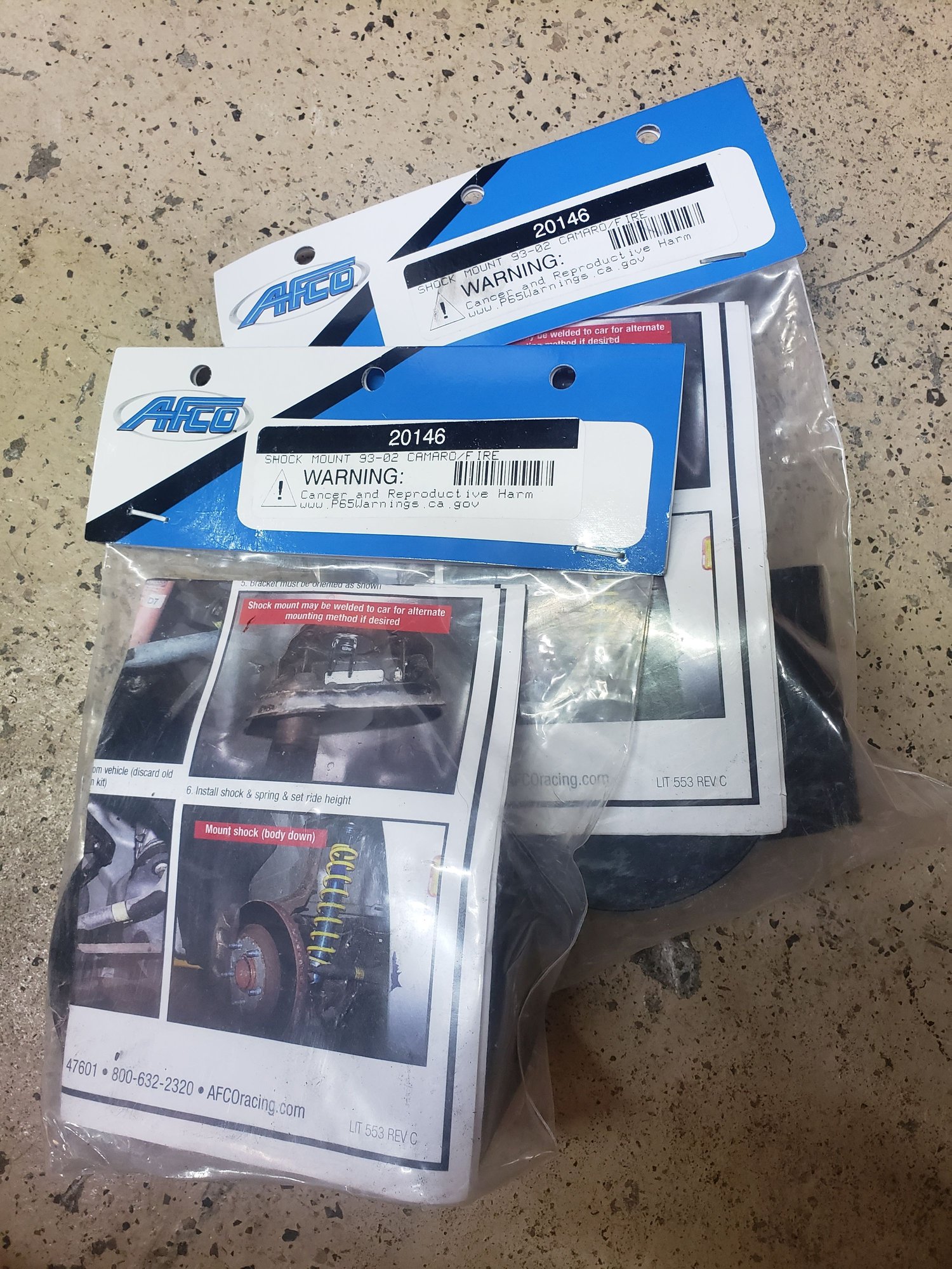 Steering/Suspension - Afco Front Shock adapters - New - 1998 to 2001  All Models - Taylor, MI 48180, United States